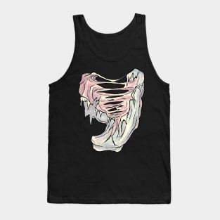 Dramabite Zombie Y Letter Initial Typography Text Character Statement Tank Top